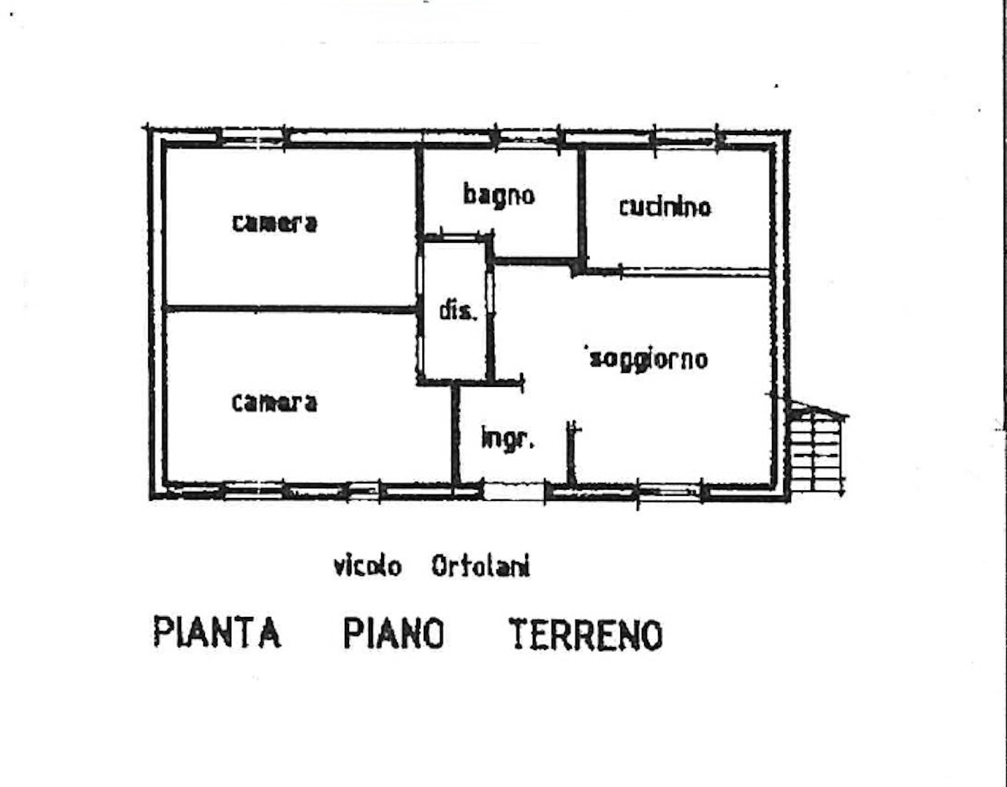 Piano terreno