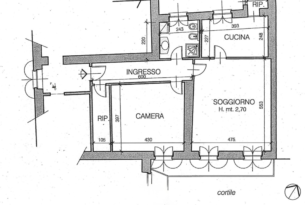 Appartamento ultimo piano