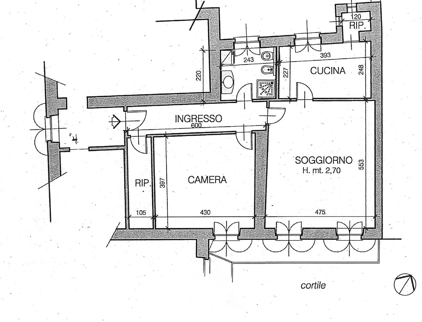 Appartamento ultimo piano